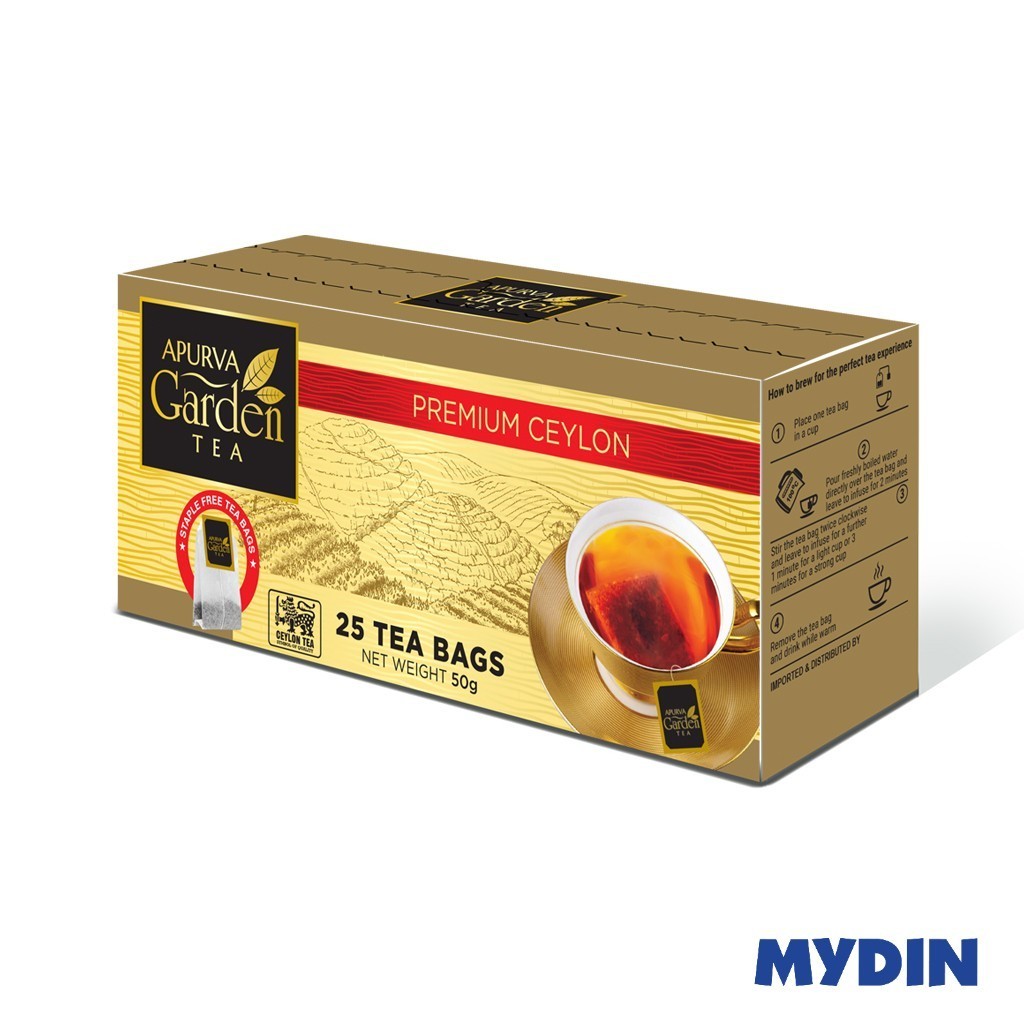 Apurva Tea Bag Premium Ceylon 25×2g