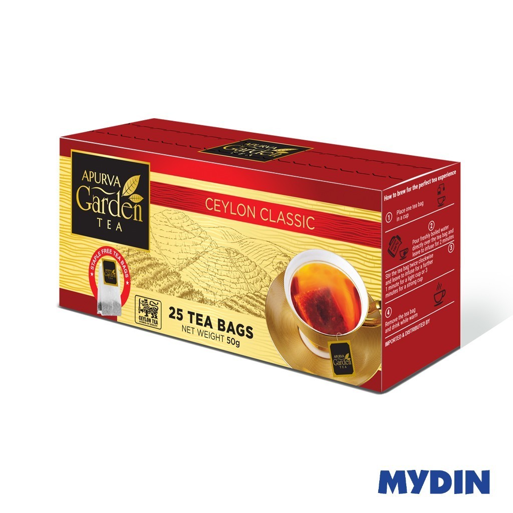Apurva Tea Bag Classic Ceylon 25×2g