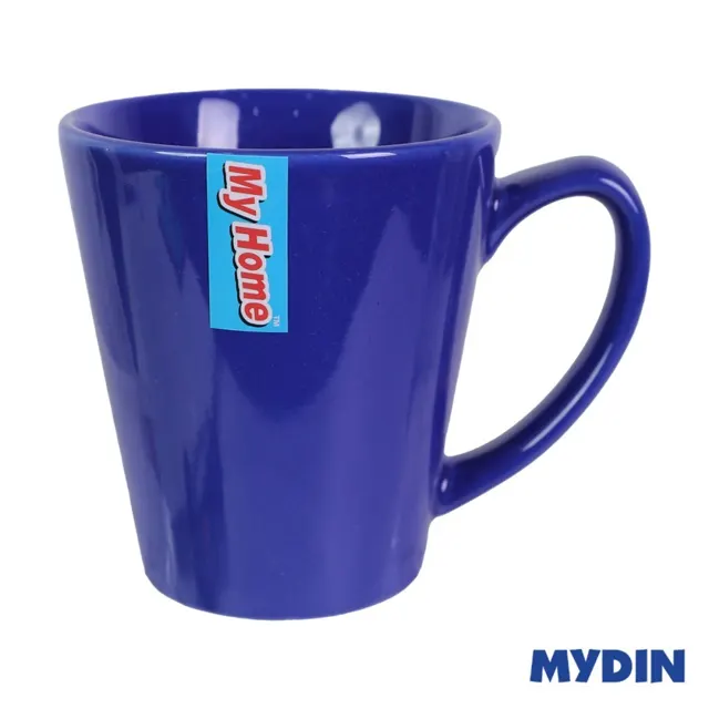 Myhome Stoneware Mug 12oz V D/blu Mug-Vd