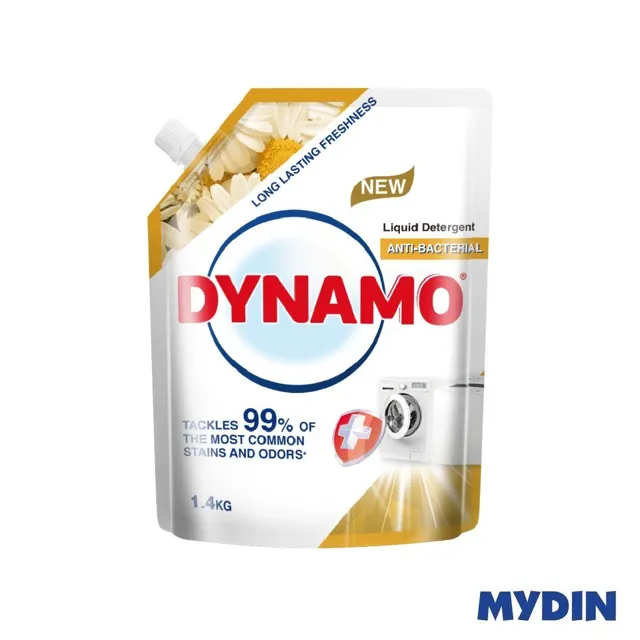 Dynamo Deterg Liq, 1.4kg, Anti-Bacterial