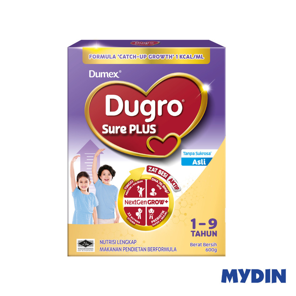Dumex Dugro Sure Plus 600g 1-9years 10/2026