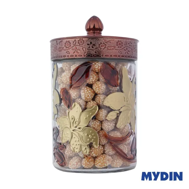 Nadiya Glass Canister 1200ml Ny-1200-Oc
