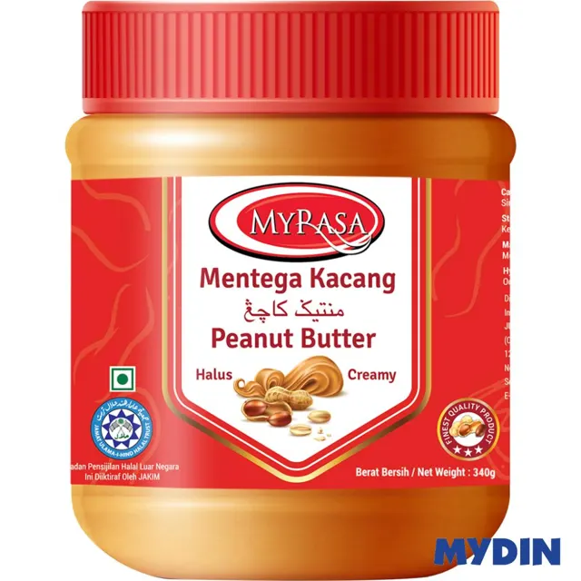 Myrasa Peanut Butter, 340g, Creamy