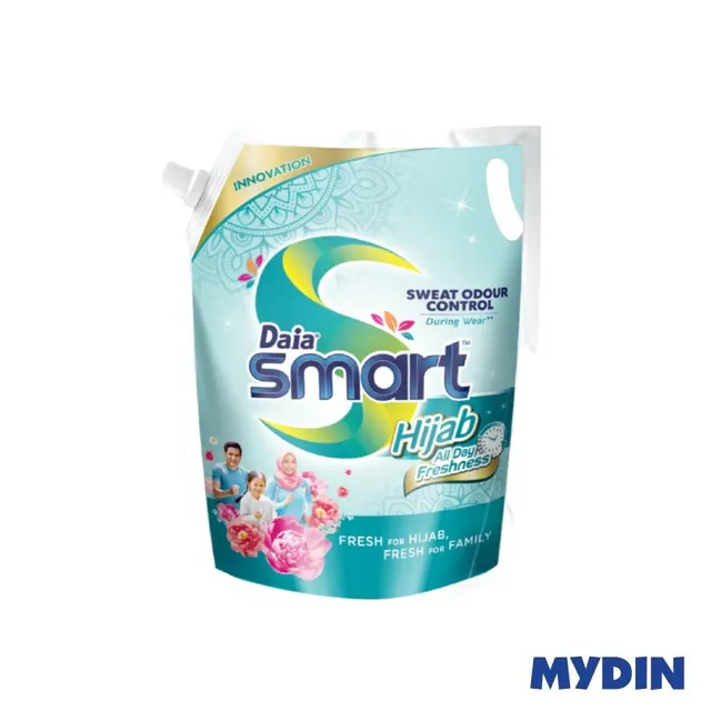 Daia Smart Deterg Liq Ref, 3.2kg, Hijab