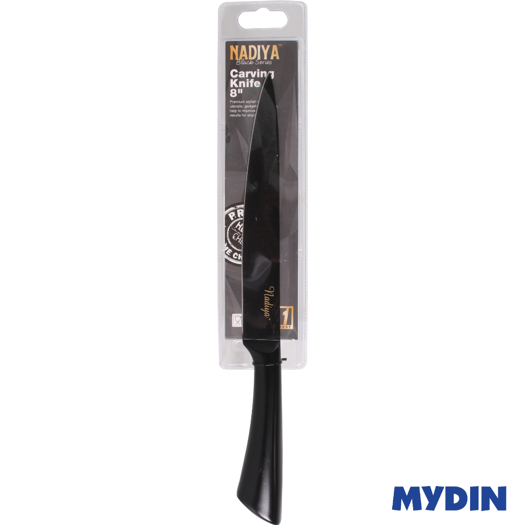 Nadiya S/s Carving Knife 8in Nyckf8inbk