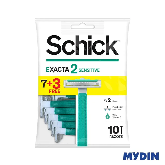 Schick Exacta 2 Sensitive 7+3