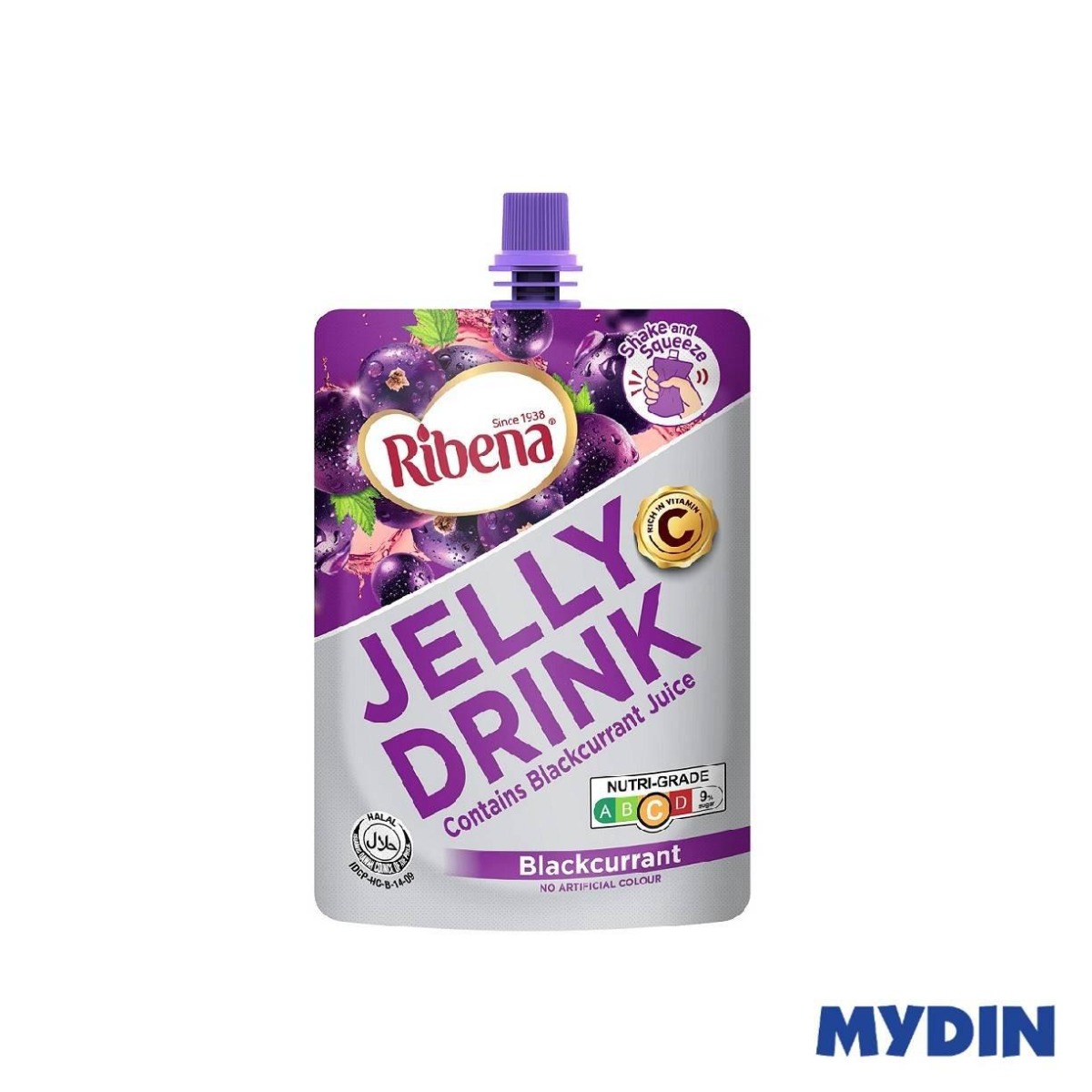 Ribena Blackcurrant Jelly Drink Pouch 160ml