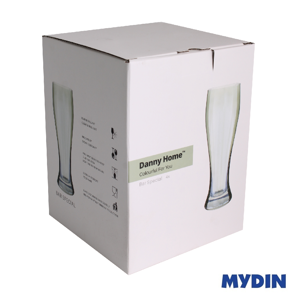 Dhx Glass Tmbl430ml 4S Grn Cb03-14