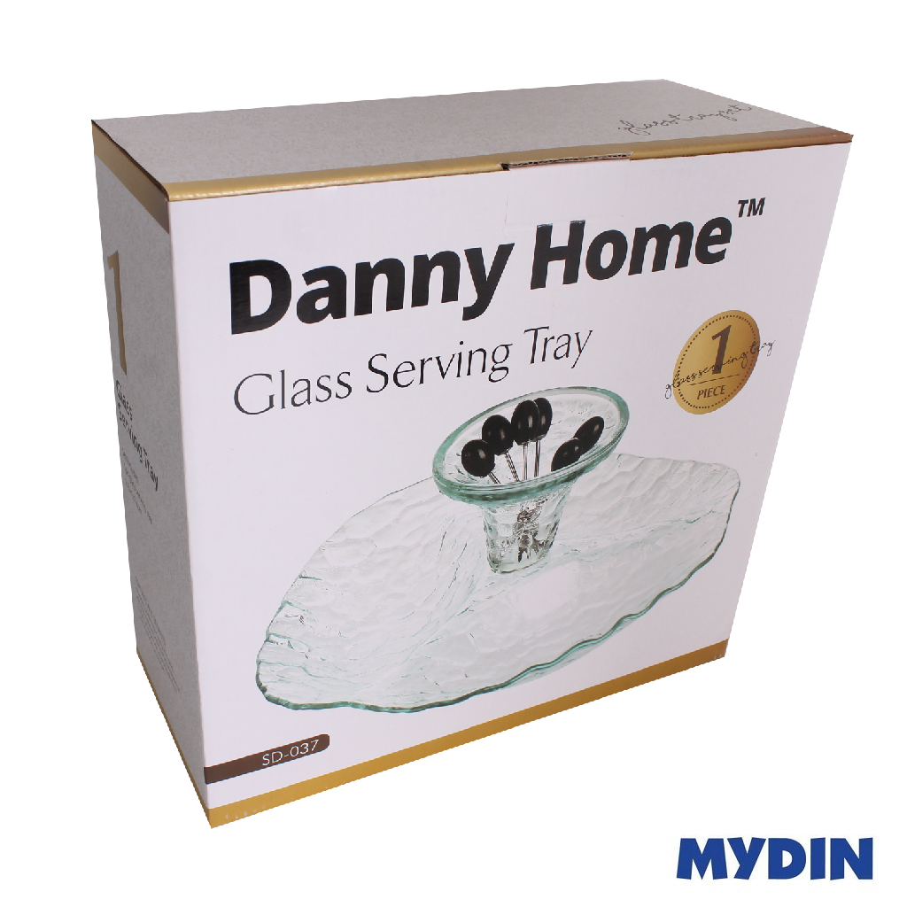 Dhx Glass Fruit Plate 27cm Sd-037