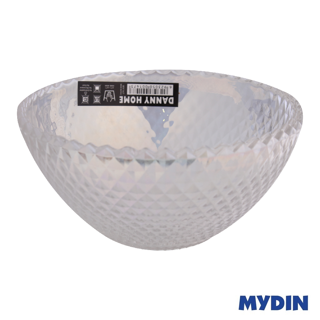 Dhx Glass Bowl 7.5in Clr Wy147