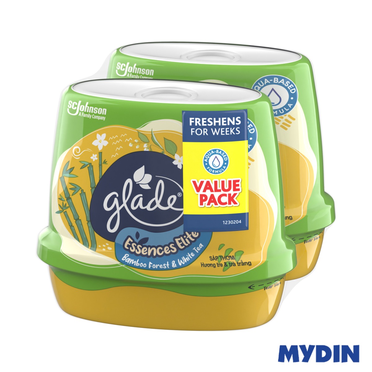 Glade Gel Bamboo Frst & Wht Tea 180g Tp