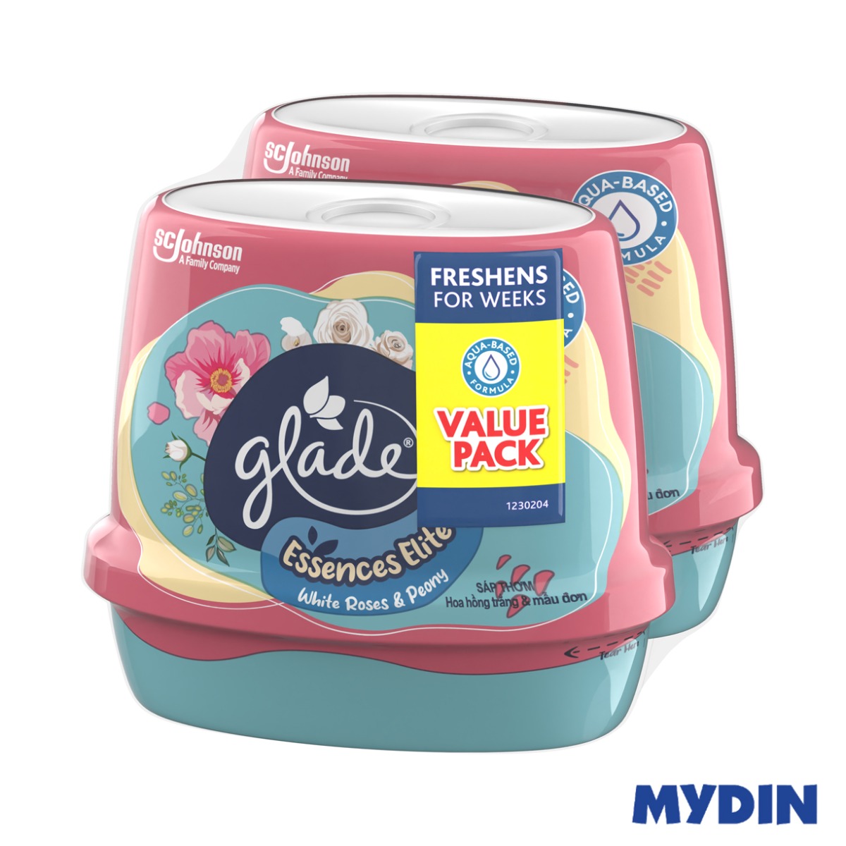Glade Gel White Roses & Peony 180g Tp