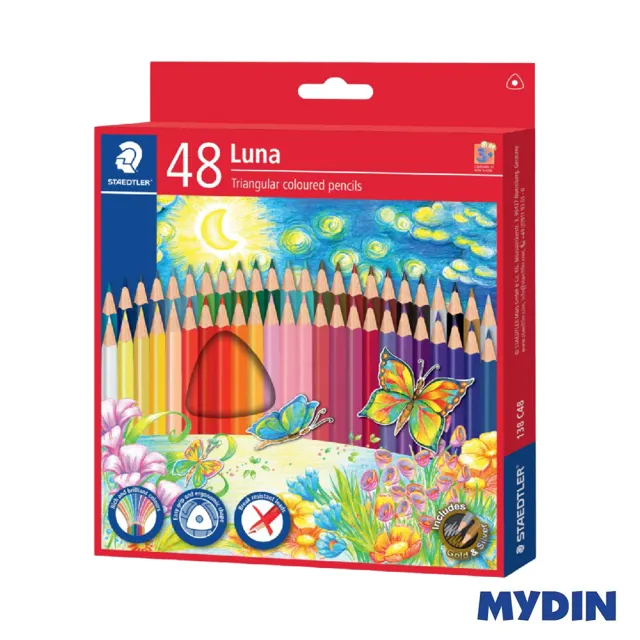 Stae Tri Col Pencils 48L 138c48