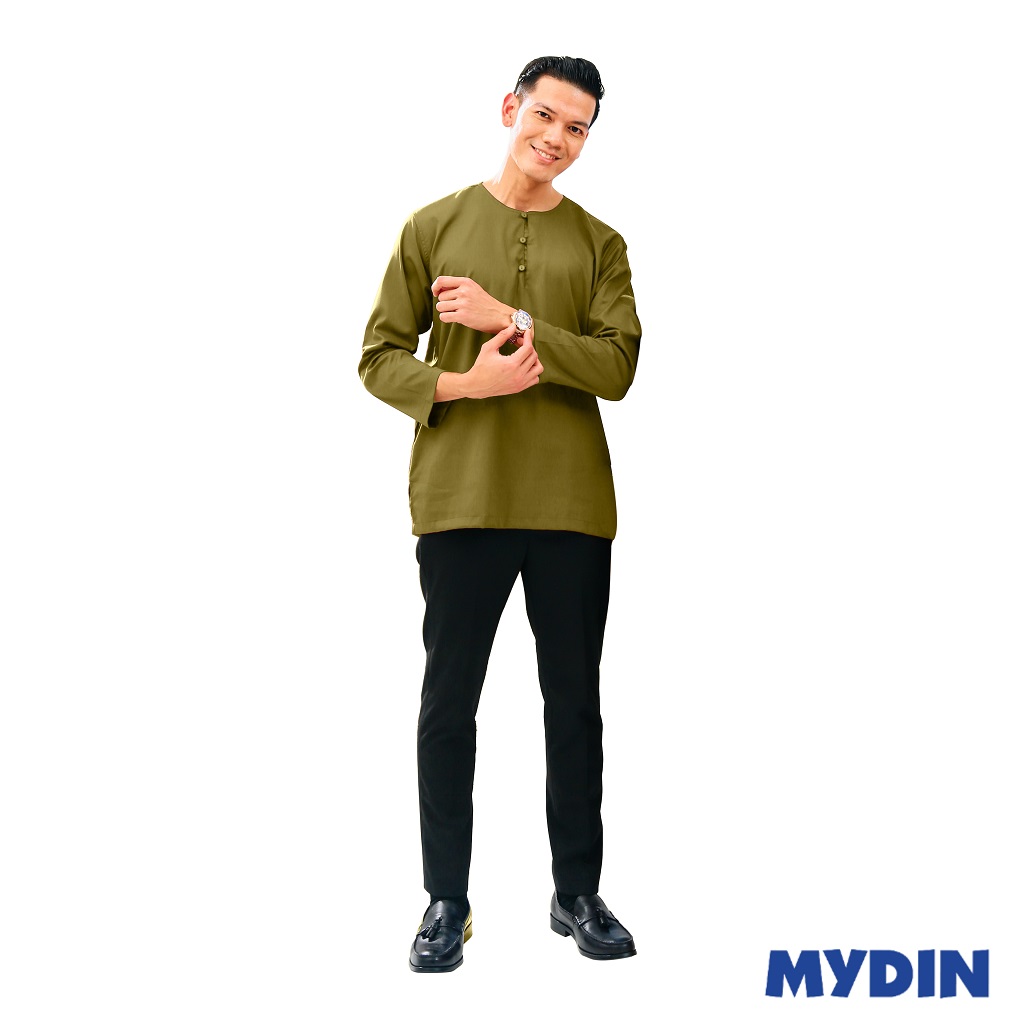 Mikhail Men Kurta L, S-2xl, Golden Olive