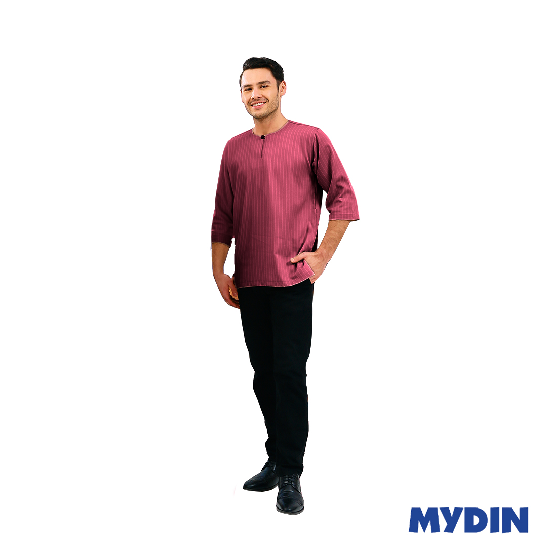 Mikhail Kurta Plus 3/4 3xl-6xl 24-19p-Burgundy-4xl