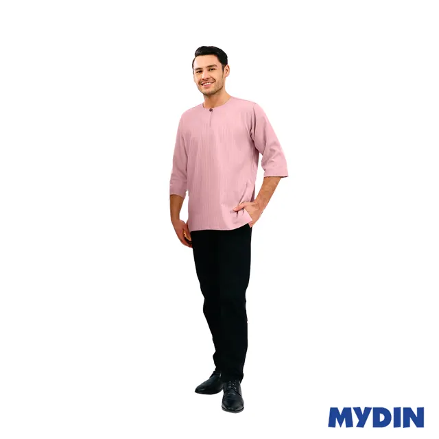 Mikhail Kurta Plus 3/4 3xl-6xl 24-19p-Pink-4xl