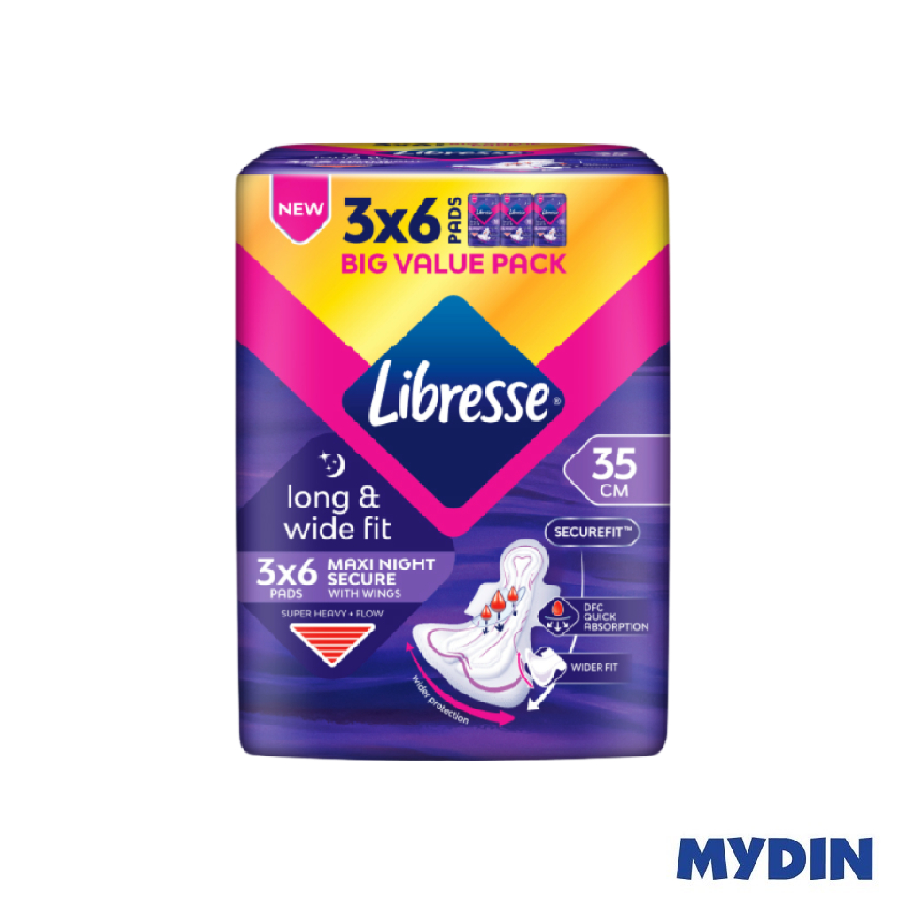 Libresse Nt L&w Pad Wg Mx 35cm 6×3