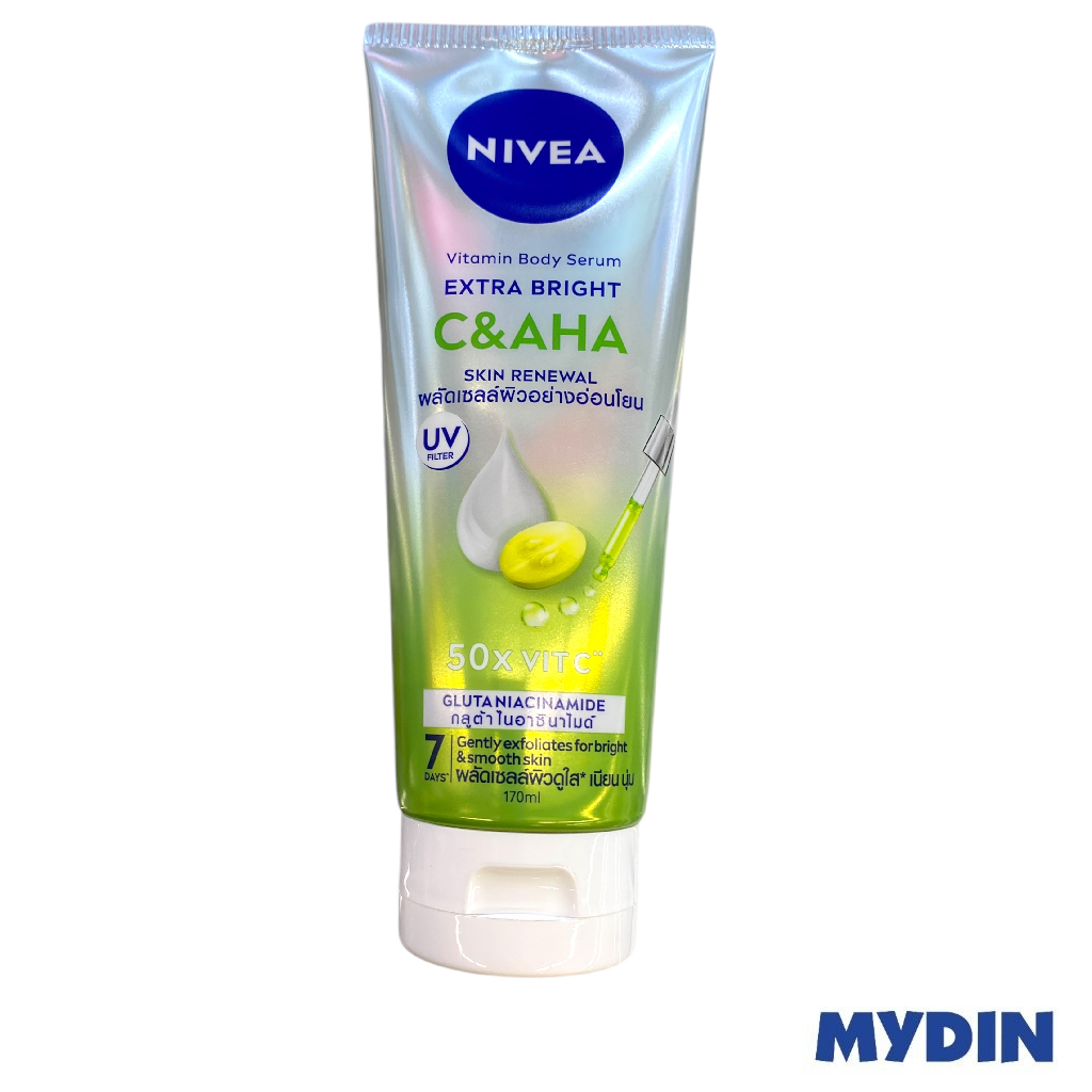 Nivea Extra Brght C&aha Vit B/srm 170ml