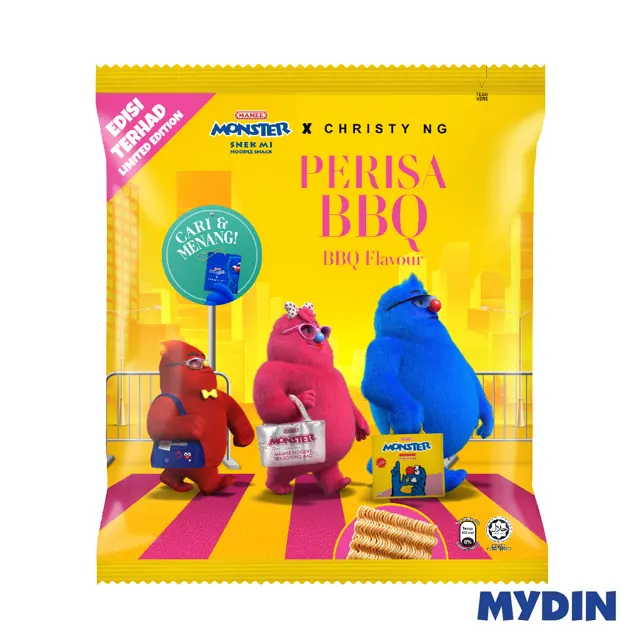 Mamee Monster Family Pack 10S, 20g, Bbq
