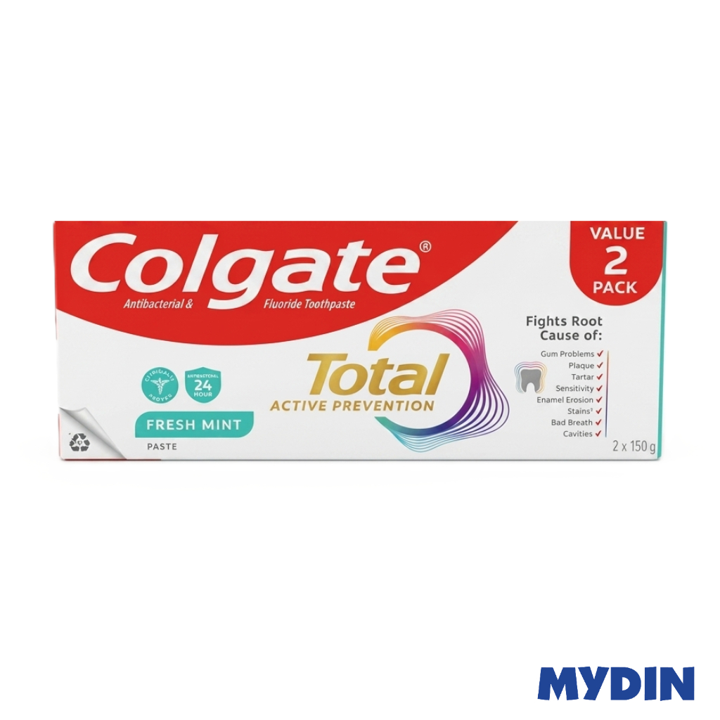 Colgate Ttl Tpaste 2x FOC, 150g, F/mint