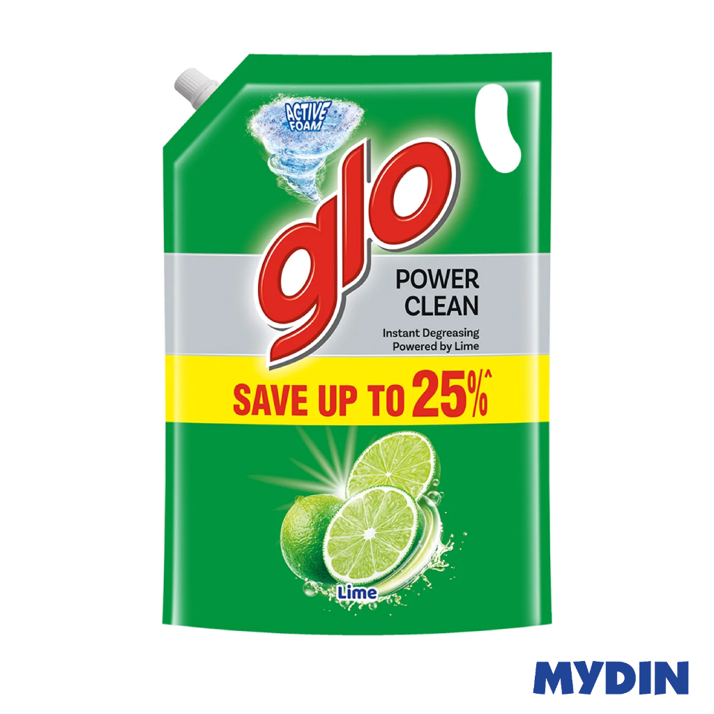 Glo Lime Dishwashing Liquid Refill 1.6L