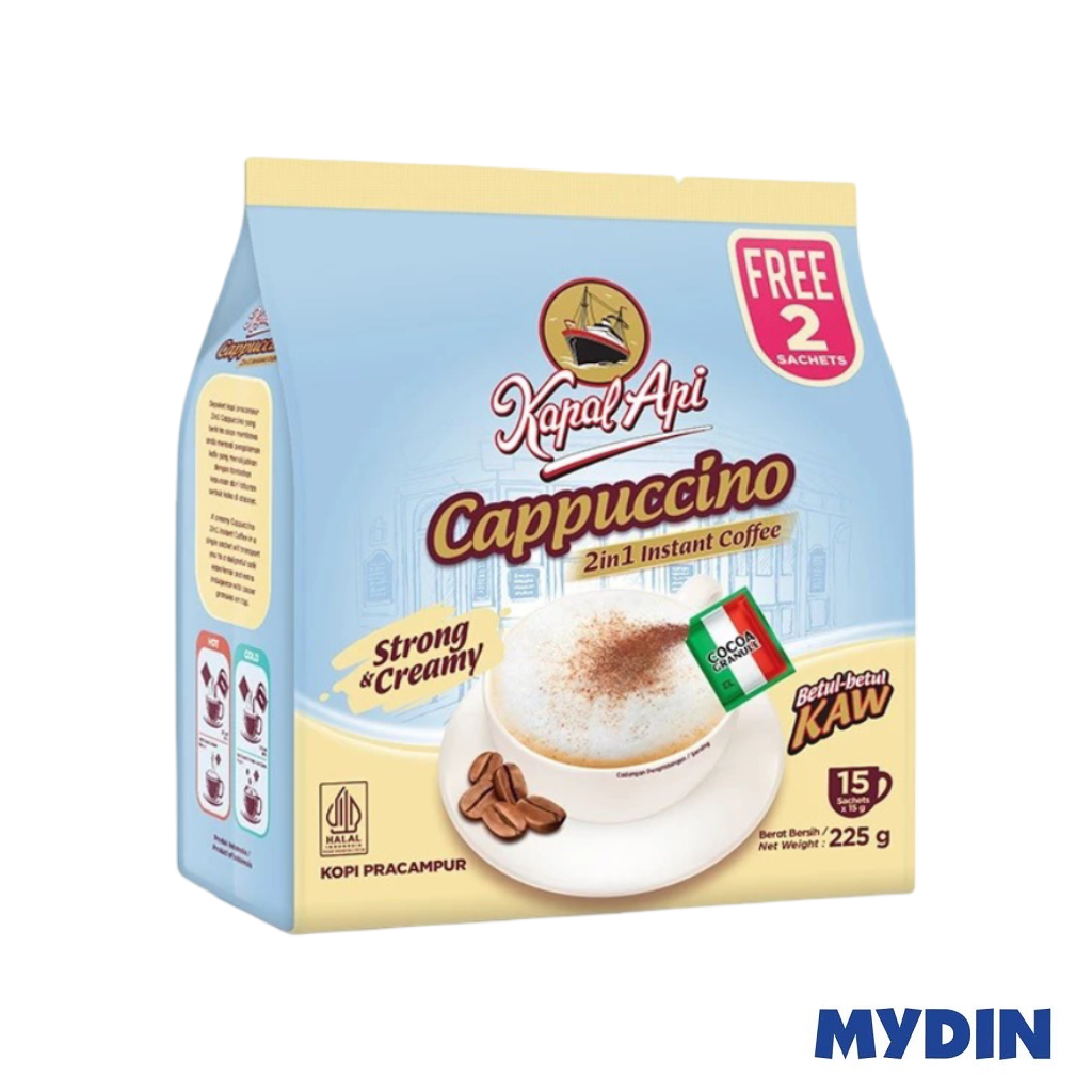 Kapal Api 2in1 Cappucino 15×15g