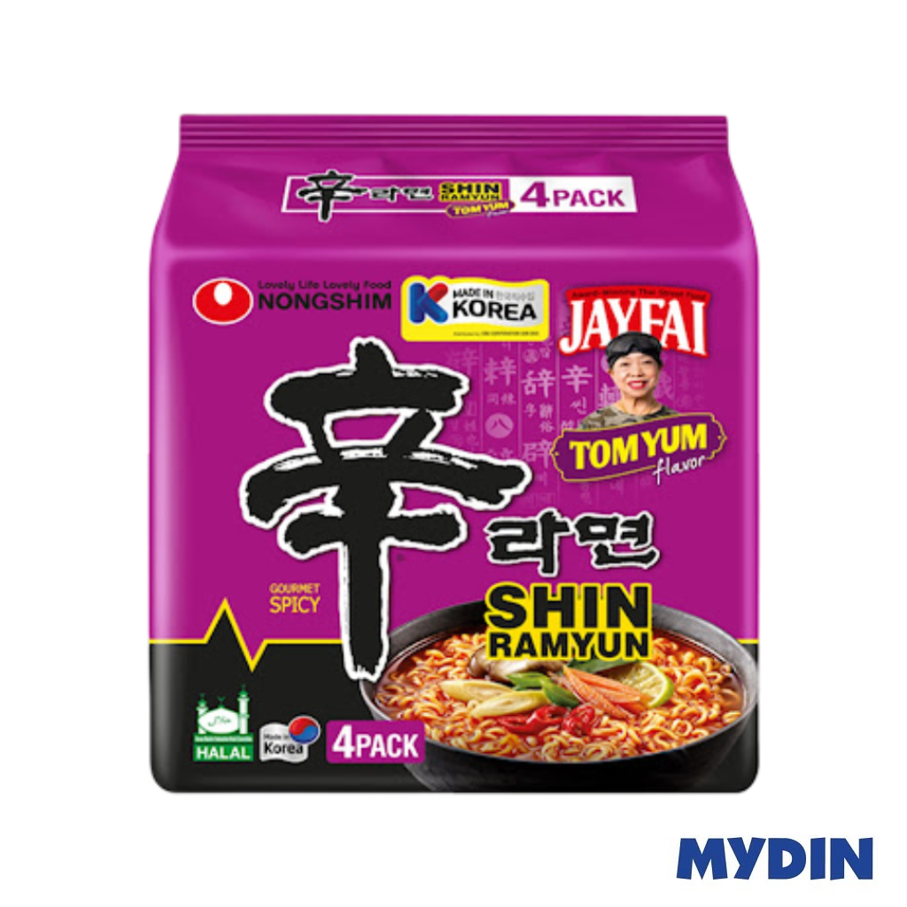Nongshim Shin Tom Yum 123gx4