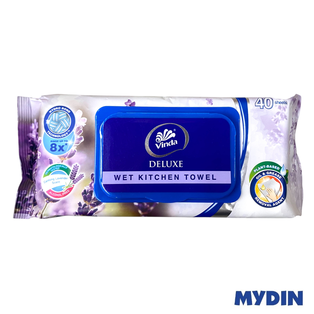 Vinda Deluxe Wet Kitchen Towel Lvnd 40S