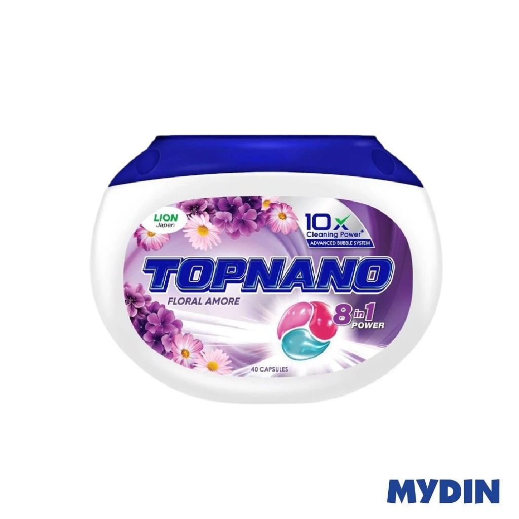 Topnano Deterg Capsules, 40S, Flrl Amre
