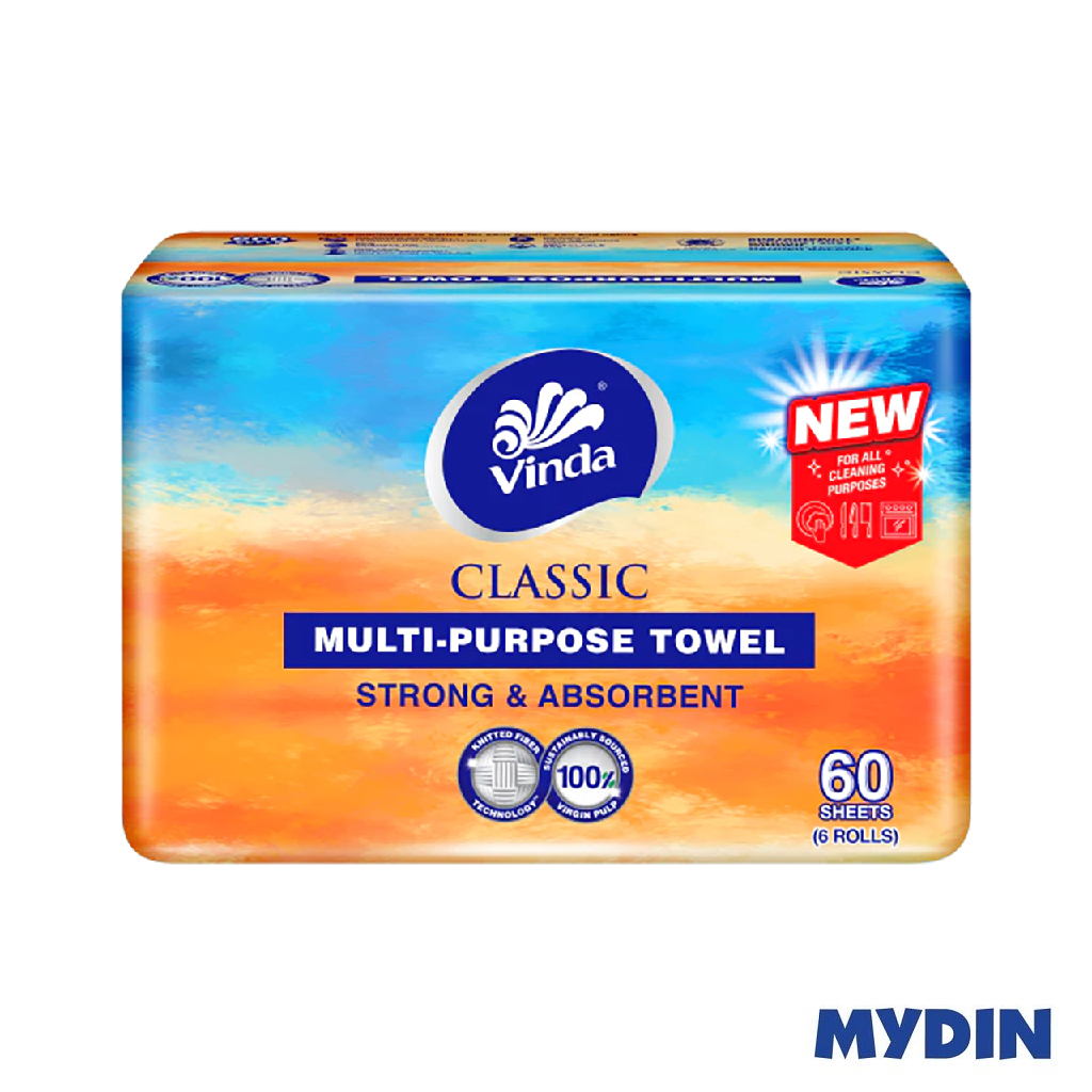Vinda Classic 2 Ply Box Facial Tissue 4 x 170pcs/pack