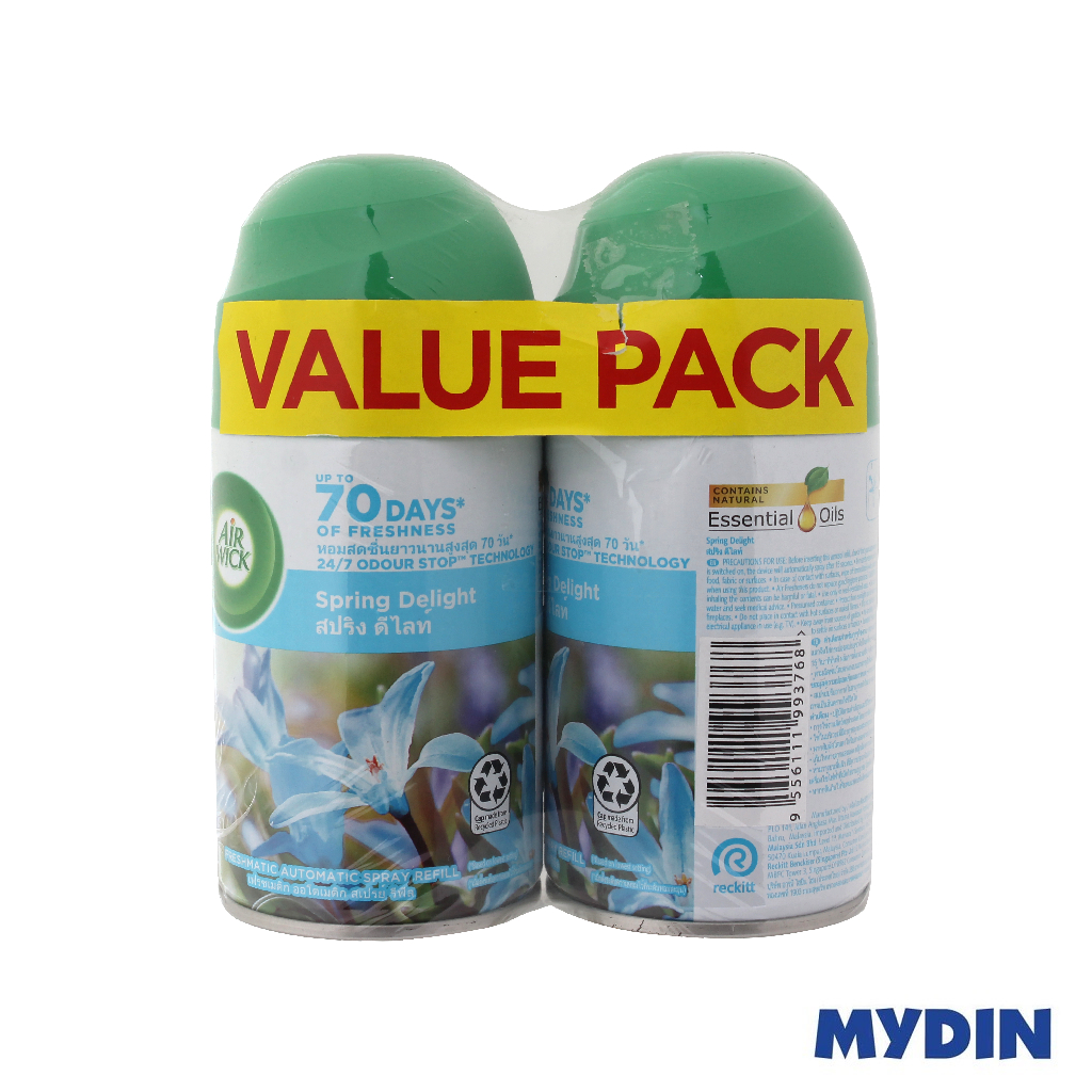A/wick A/spry Tp Ref, 250ml, Sprng/d