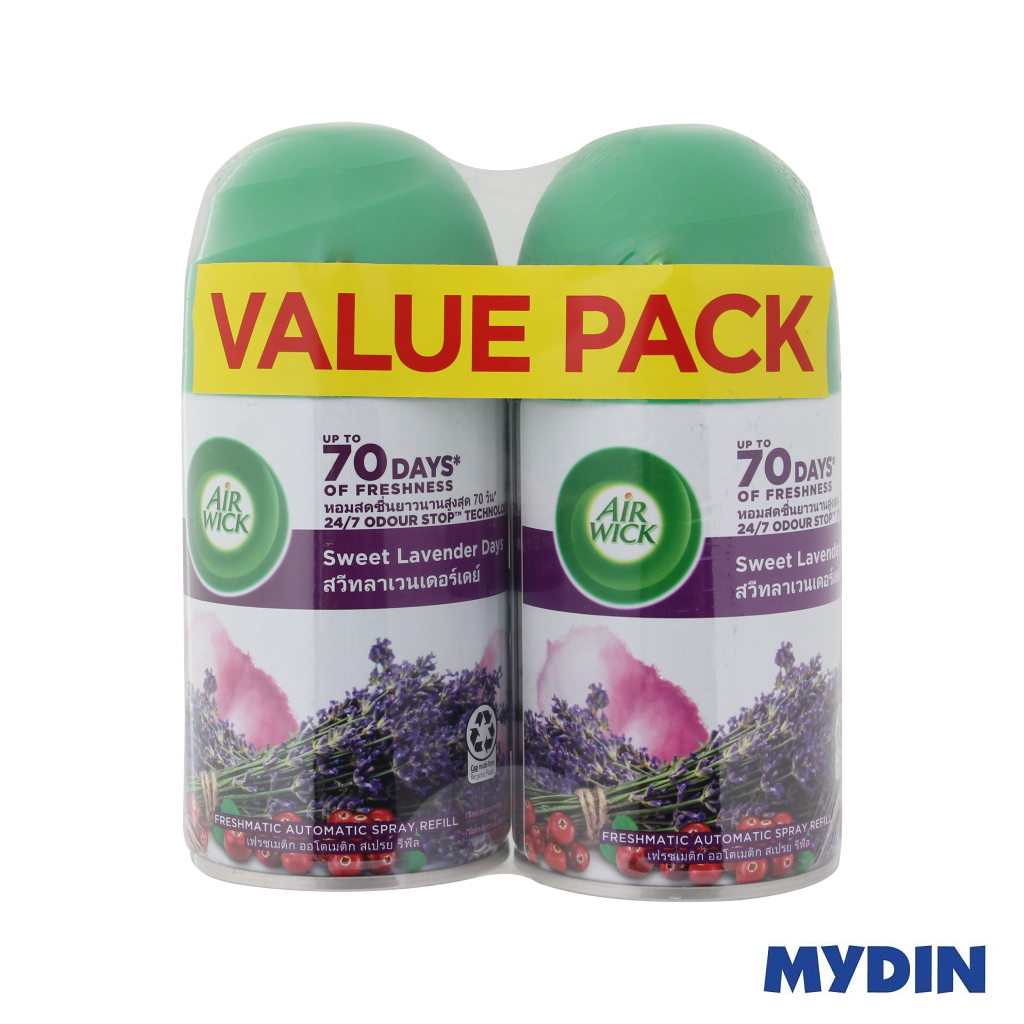 A/wick A/spry Tp Ref, 250ml, S/lvnd Days