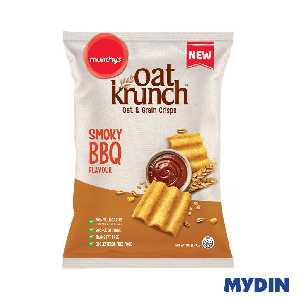 Munchys Oat Krnch G/crisps, 70g, Smky/b