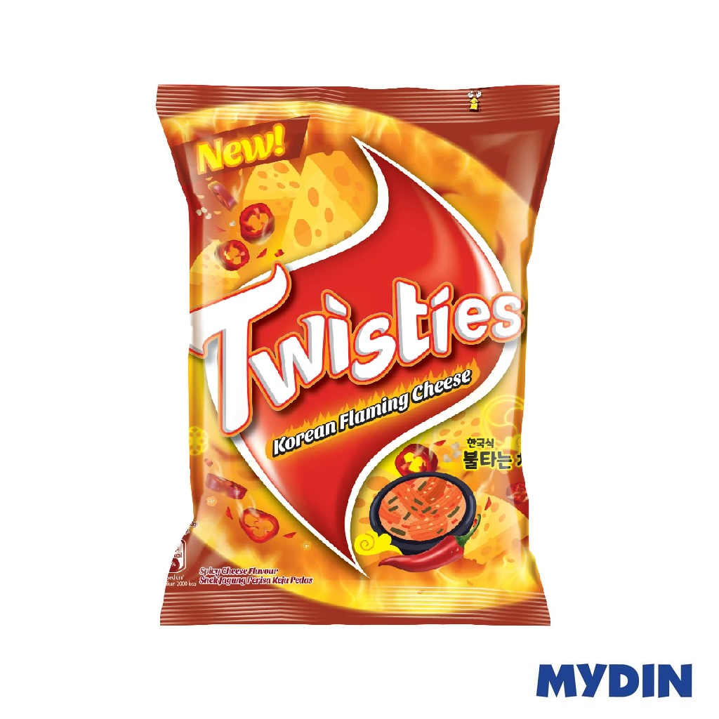 Twisties Snck Flaming Cheese 60g