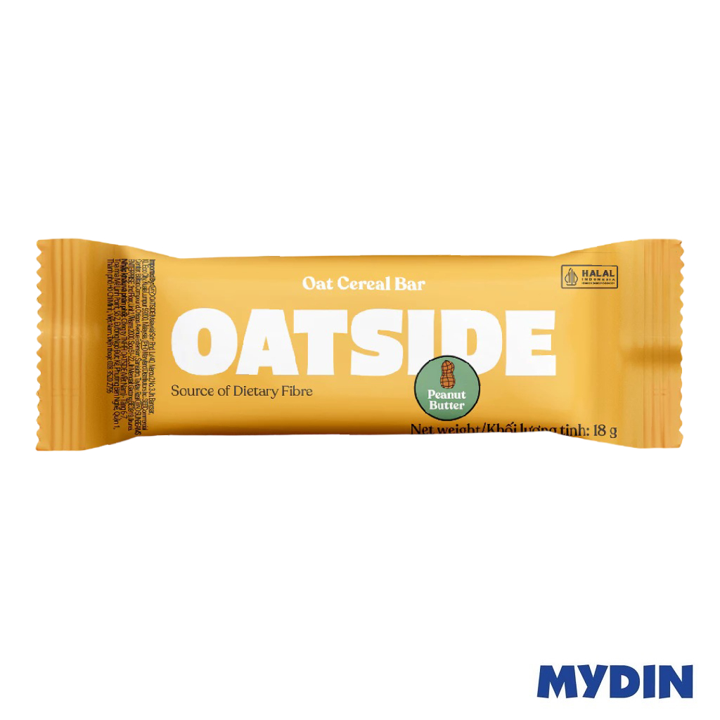Oatside Cereal Bar, 18g, P/btr