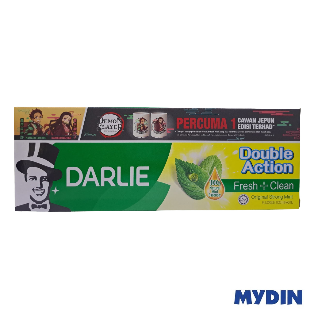 Darlie T/paste Dact 2×225g FOC Ds Cup