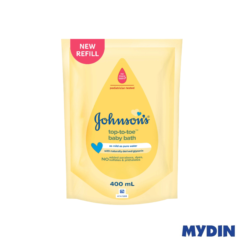 Johnsons Baby Bath Ref, 400ml, T/t/t