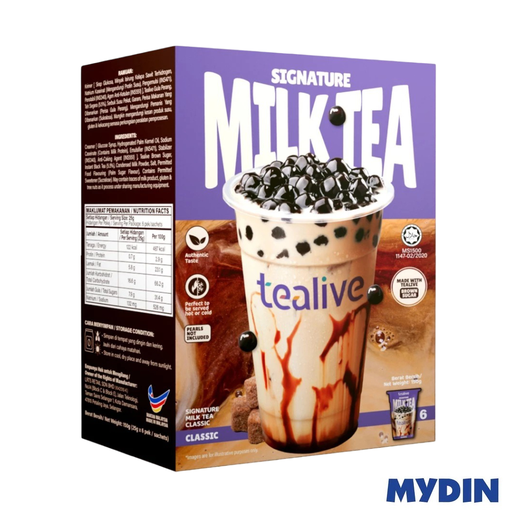 Tealive 3-in-1 Teh Tarik Gula Melaka 25g x 6