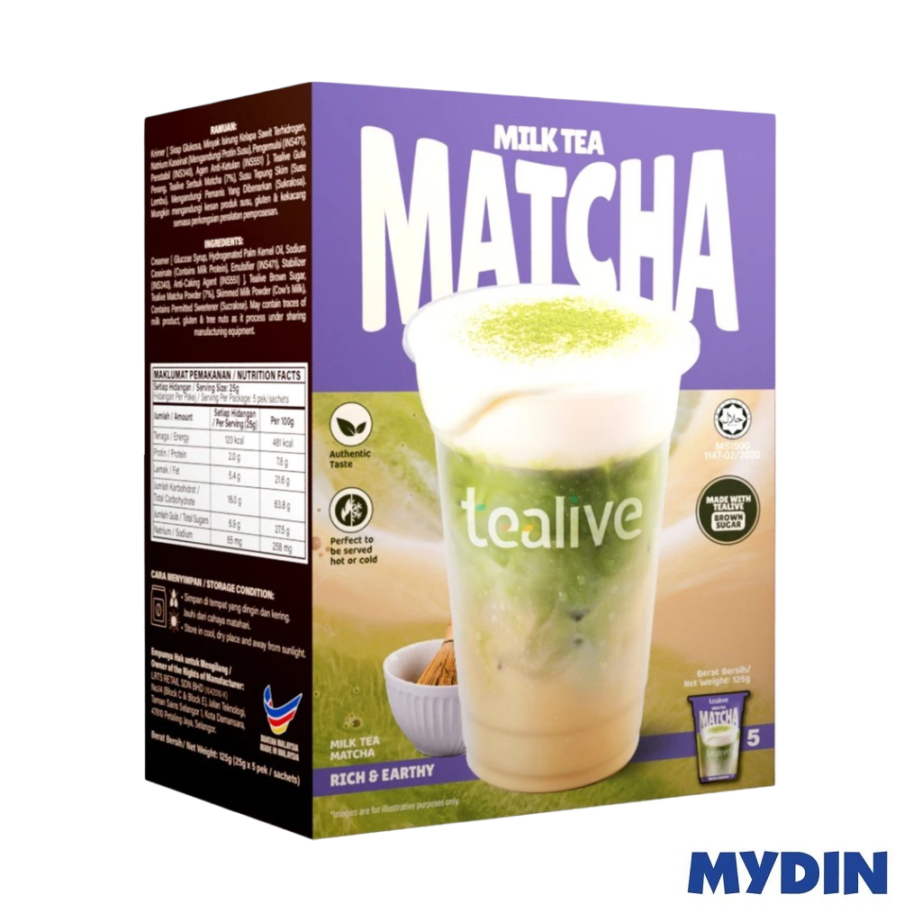 Tealive Milk Tea Mathca 125g