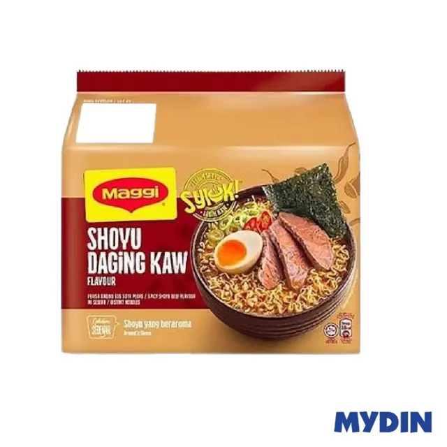 Maggi Instant Ndls Syiok Shyu Daging 5×80g