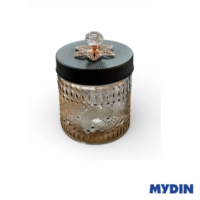 Nadiya Glass Canister 800ml Ny-800-Gy26
