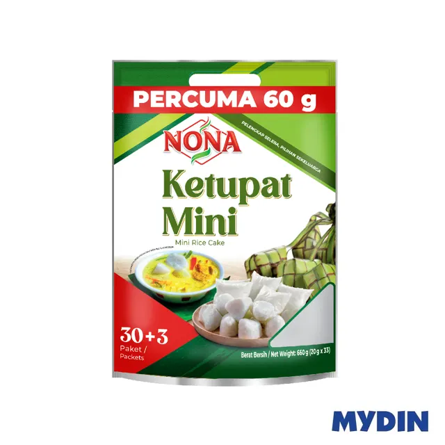 Nona Mini Ketupat 600g FOC 60g