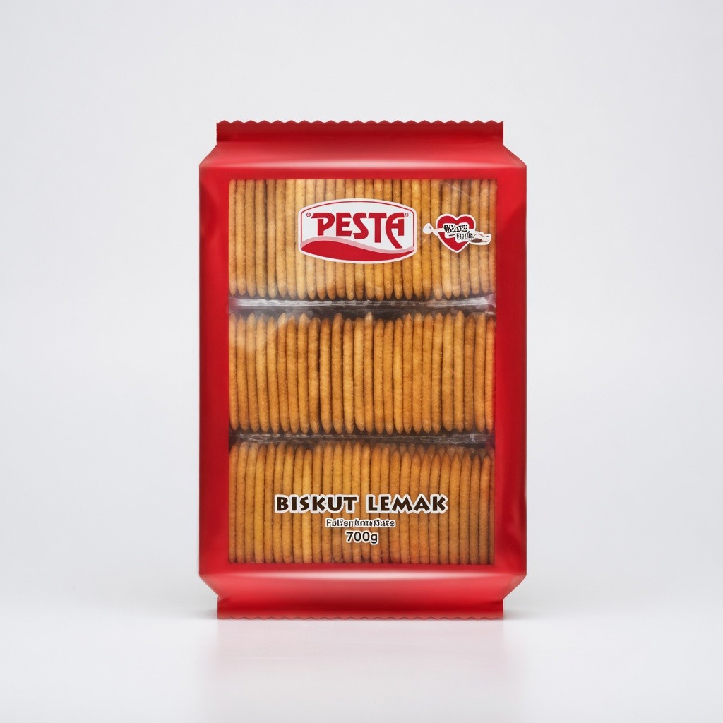 Pesta Biskut Lemak 700g/biskut Gula 650g