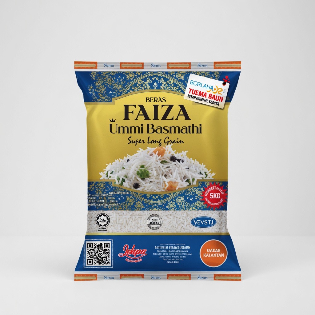 Beras Faiza Ummi Basmathi 5kg