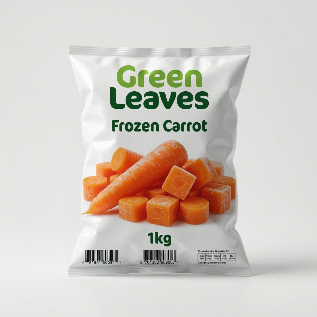 Green Leaves Frozen Carrot 1kg