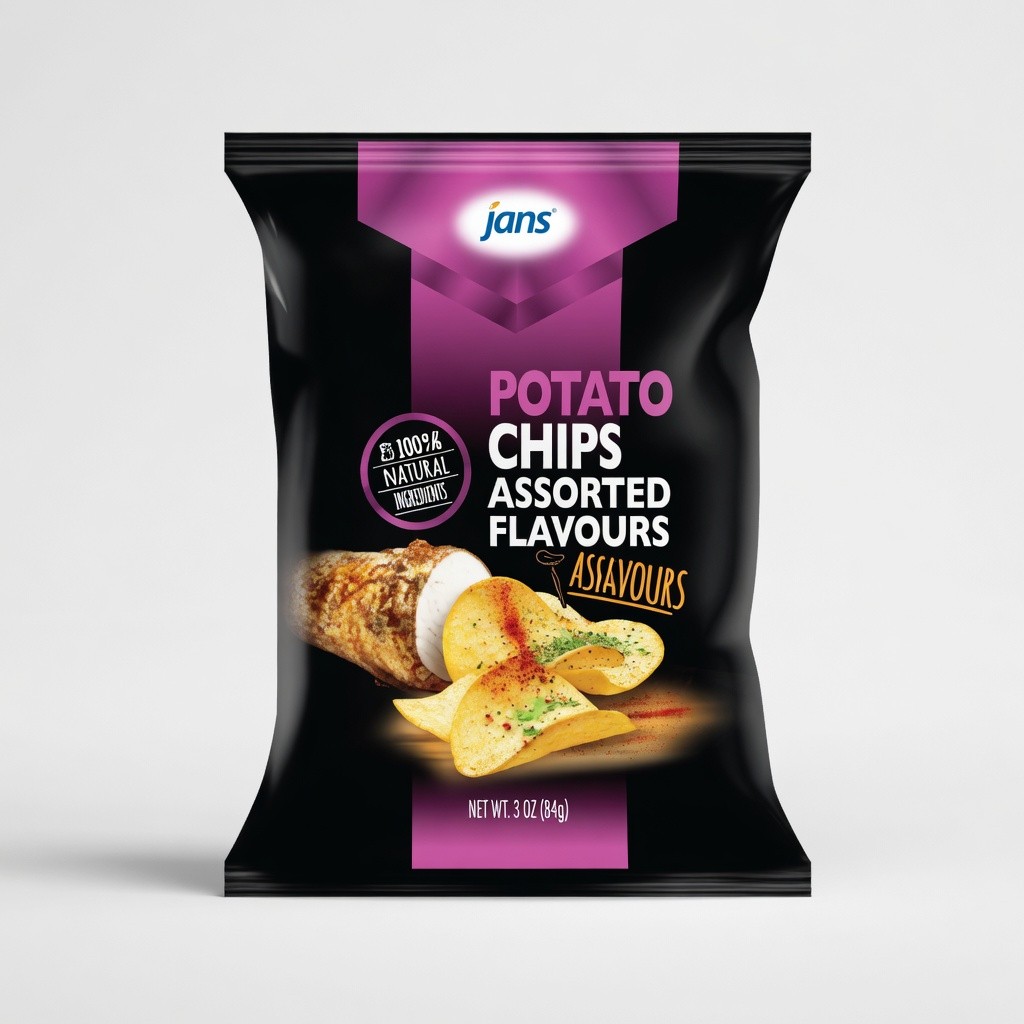 Jans Potato Chips 84g (Assorted Flavours)