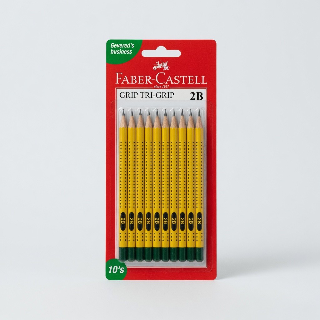 Faber-Castell Grip Tri-Grip 2b Woodcase Pencil