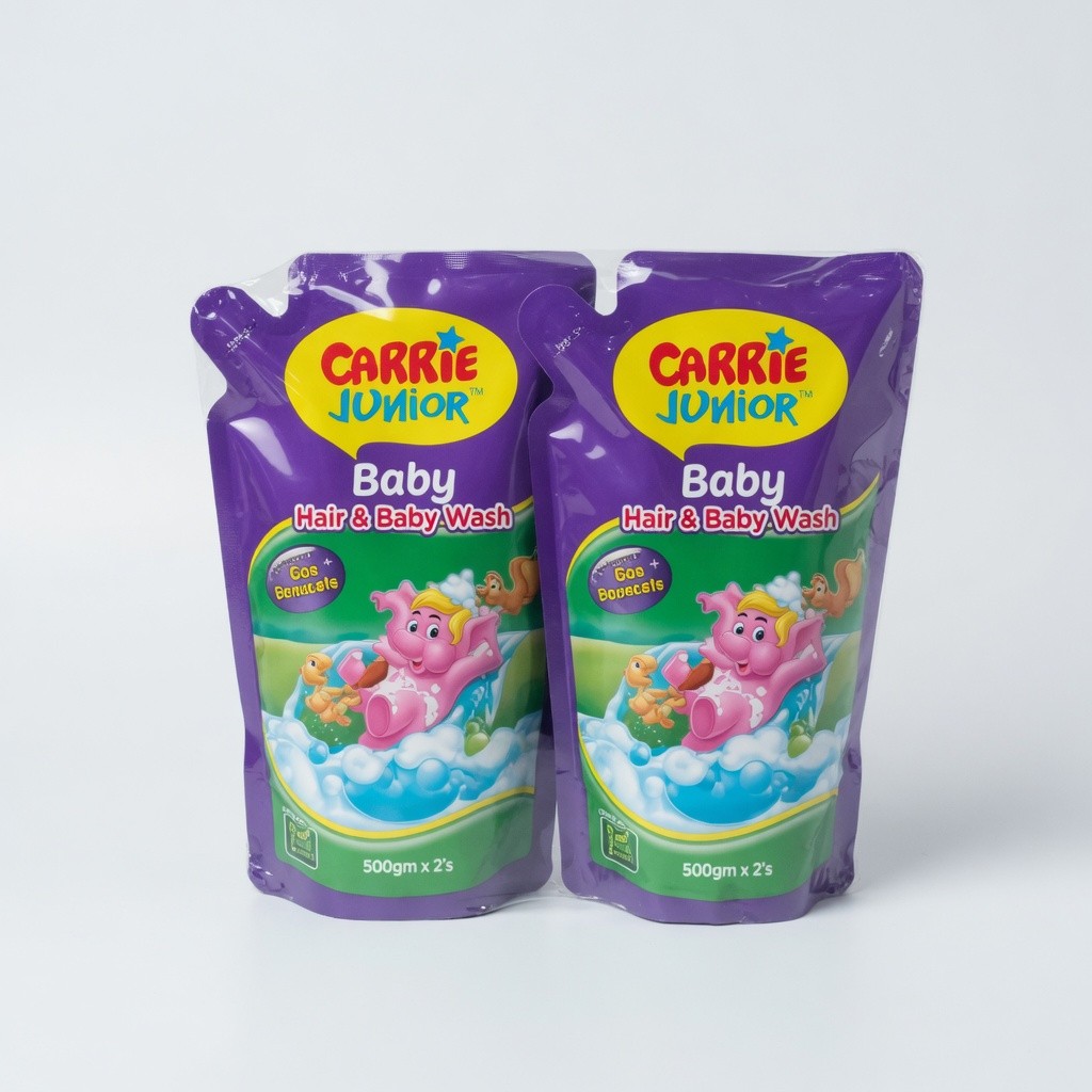 Carrie Junior Body & Hair Wash 500g x 2 (Assorted Variants