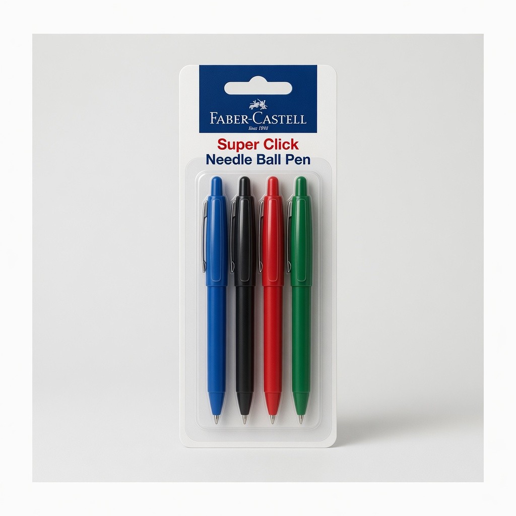 Faber Castell Super Click Needle Ball Pen