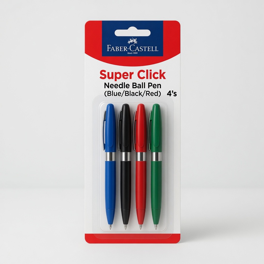 Faber Castell Super Click Needle Ball Pen 0.5